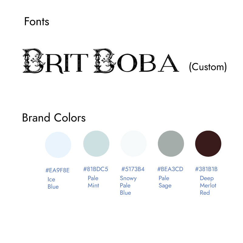 Brit Boba Brand Design