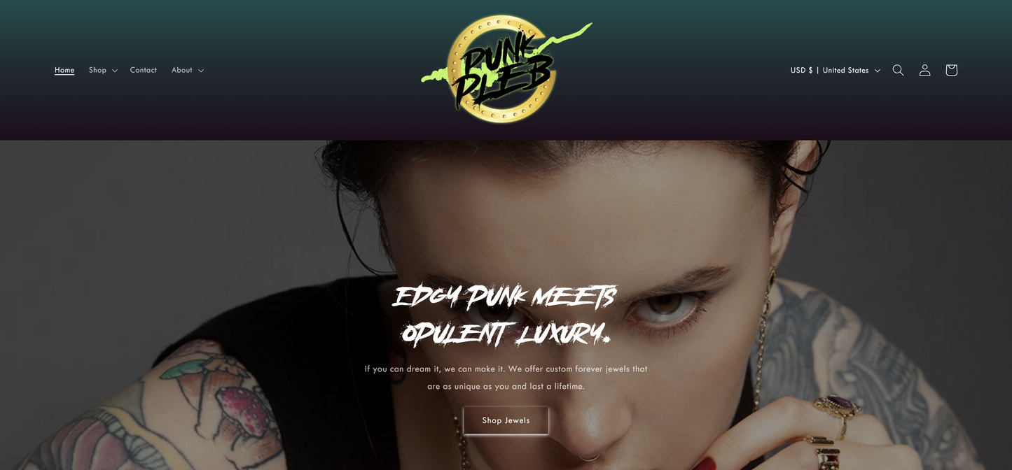 Punk Pleb Shopify Site